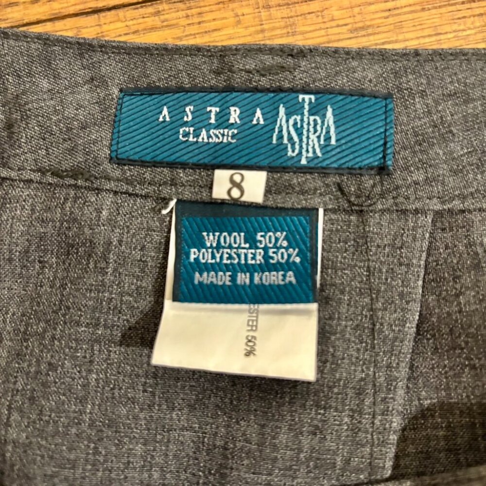 Grey Wool Skort by Astra - Picture 5 of 7